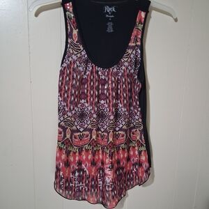 Wrangler Vibrant Patterned Tank Top